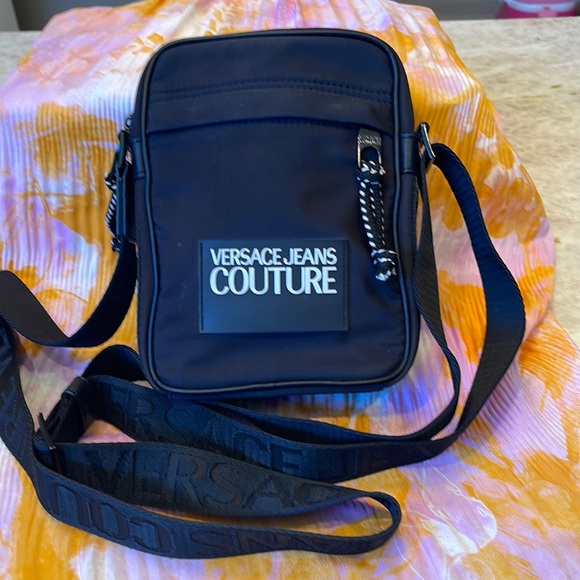 Versace Jeans Collection Handbags - Versace Jean Couture crossbody small messanger type bag.